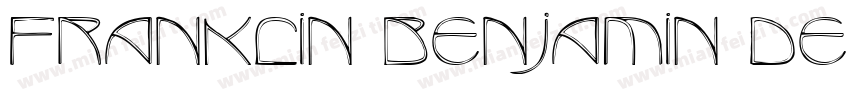 FRANKLIN BENJAMIN DE字体转换